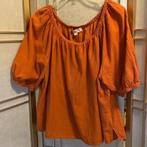 Beautiful 100% cotton top, XL